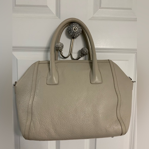 Furla Cream Ivory White Pebble Leather Crossbody, Handbag, Satchel - Picture 3 of 12